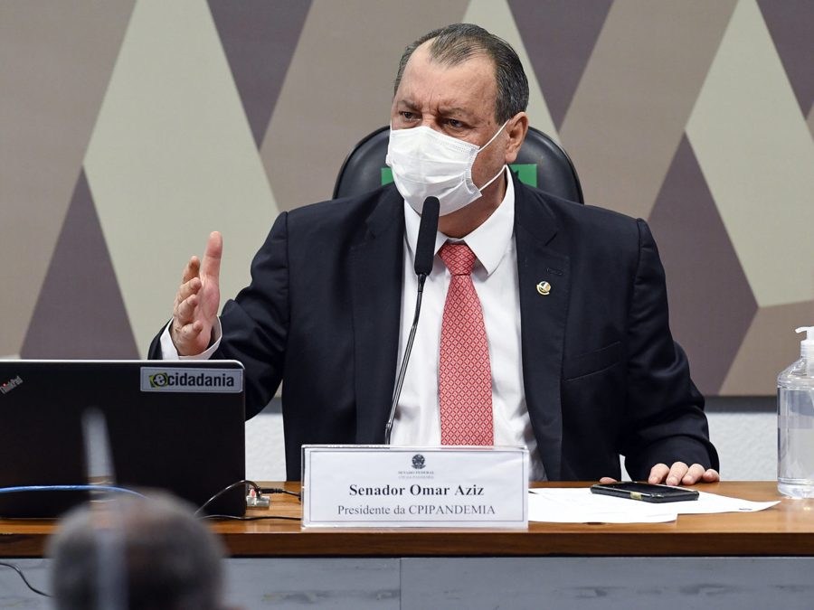 Omar Aziz na CPI da Pandemia